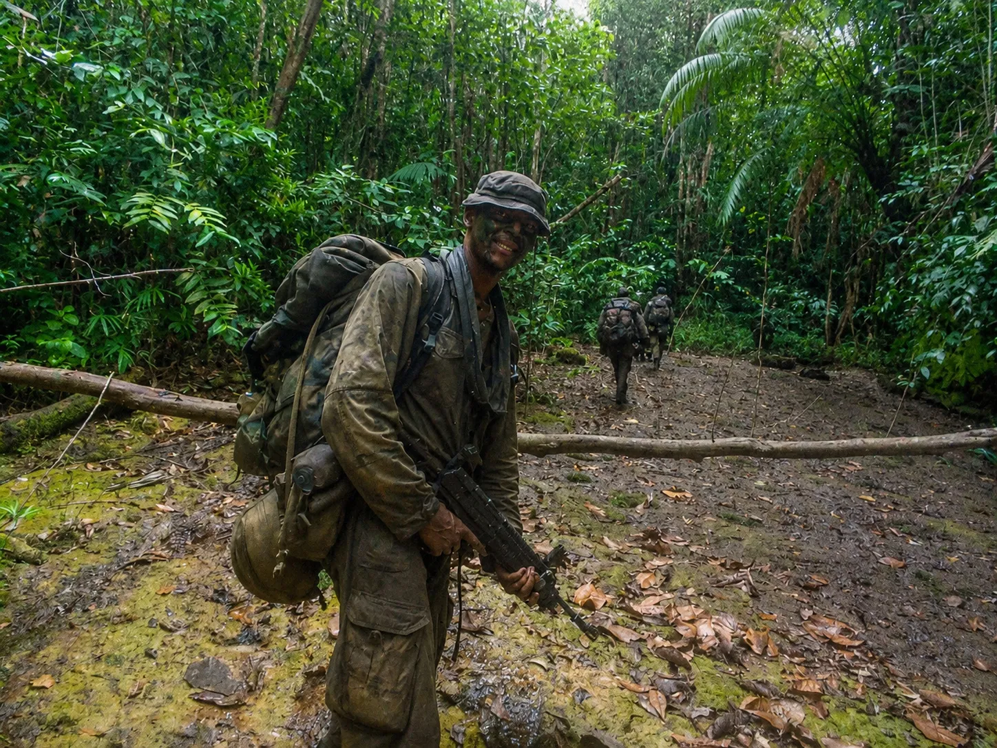 Al Hynes working in an operational environment