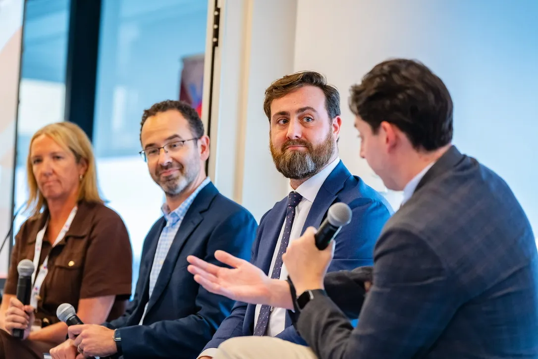 Al Hynes chairing a professional panel